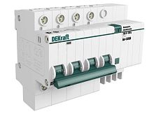 Дифференциальный автоматический выключатель ДИФ101 4 полюса, 32А, Тип AC, х-ка C, 30мА | код. 15023DEK | DEKraft 
